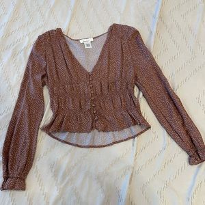 Crop top blouse